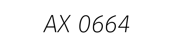 Trujillo ExtraLight Italic  Скачать бесплатные шрифты