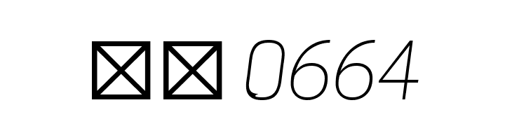 Tanohe Sans ExtraLight Italic  Скачать бесплатные шрифты