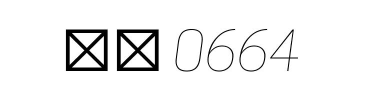 Tanohe Sans Thin Italic  Скачать бесплатные шрифты