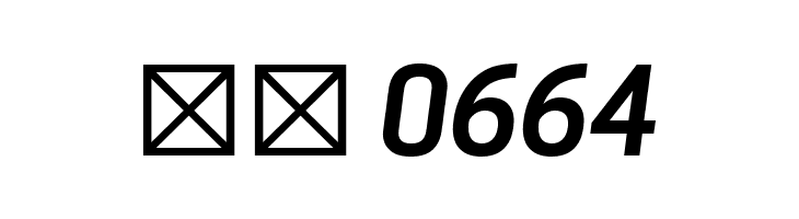 Tanohe Sans SemiBold Italic  Скачать бесплатные шрифты