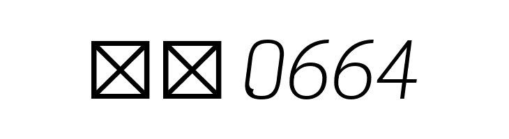 Tanohe Sans Light Italic  Скачать бесплатные шрифты