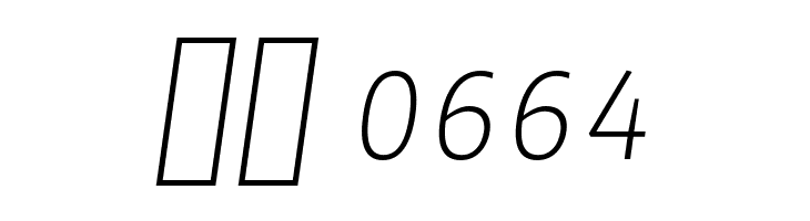 Plata Sans ExtraLight Italic  Скачать бесплатные шрифты