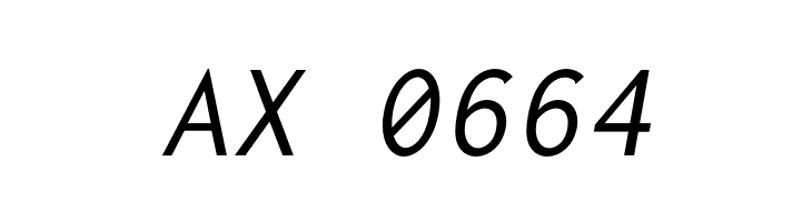 Inconsolata LGC Markup Italic  Скачать бесплатные шрифты