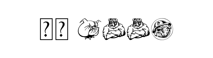 English Bulldog  Скачать бесплатные шрифты