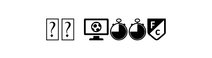 Soccer Icons  Скачать бесплатные шрифты