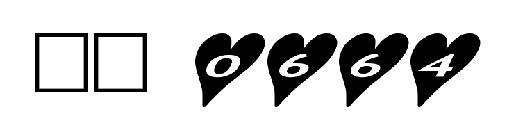 AlphaShapes hearts 2a  Скачать бесплатные шрифты