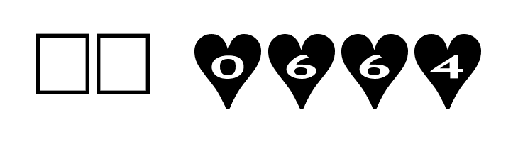 AlphaShapes hearts  Скачать бесплатные шрифты