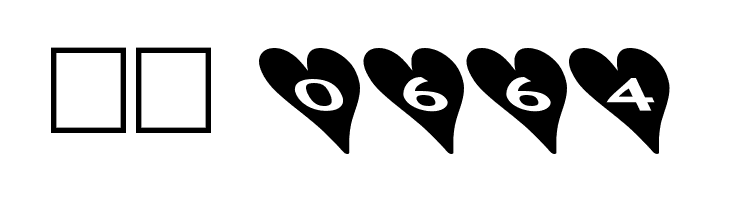 AlphaShapes hearts 2b  Скачать бесплатные шрифты