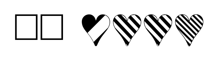 Heart Things 3  Скачать бесплатные шрифты