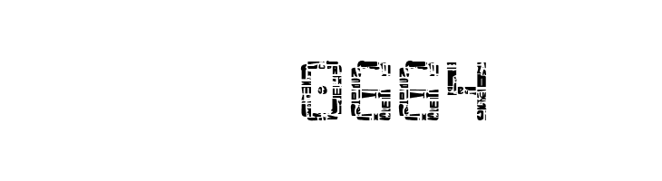 Broken Cyborg Regular  Скачать бесплатные шрифты