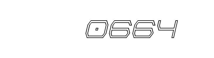 Bretton Outline Italic  Скачать бесплатные шрифты