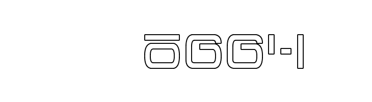 Foreign Alien Outline  Скачать бесплатные шрифты