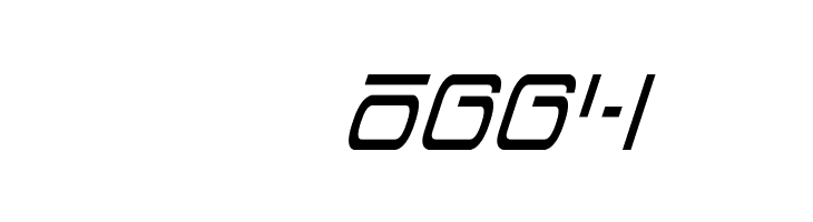 Foreign Alien Condensed Italic  Скачать бесплатные шрифты