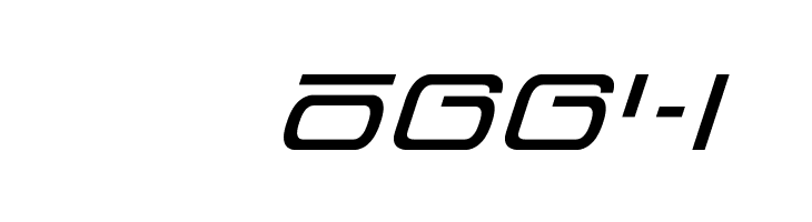 Foreign Alien Expanded Italic  Скачать бесплатные шрифты