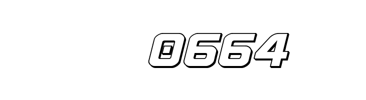 Astro Armada 3D Italic  Скачать бесплатные шрифты