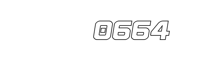 Astro Armada Outline Semi-Ital  Скачать бесплатные шрифты