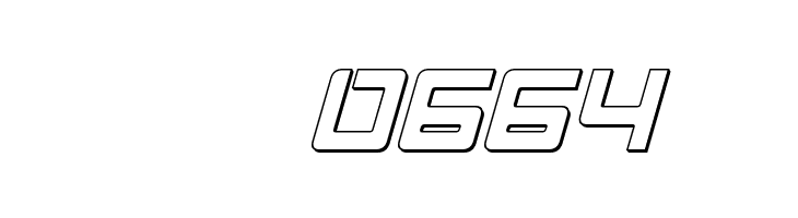 Early Warning Outline Italic  Скачать бесплатные шрифты