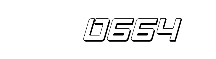 Early Warning 3D Italic  Скачать бесплатные шрифты