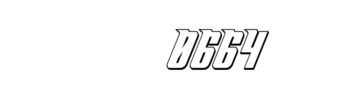 Bandit & Snowman 3D Italic  Скачать бесплатные шрифты