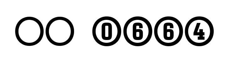 Uchrony Circle Bold  Скачать бесплатные шрифты