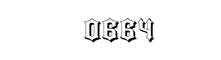 Darker Hollow Regular  Скачать бесплатные шрифты