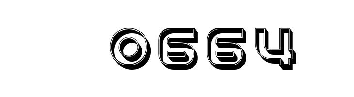 Rickrack 3D Regular  Скачать бесплатные шрифты