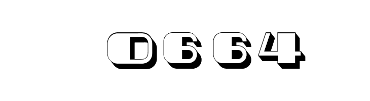 Izambane 3D Regular  Скачать бесплатные шрифты