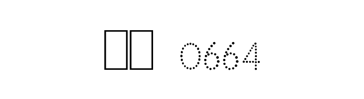 National First Font Dotted  Скачать бесплатные шрифты