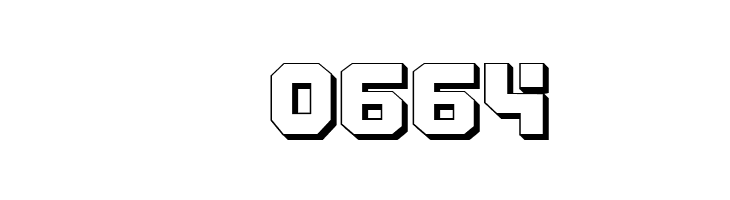 Bypass 3D Regular  Скачать бесплатные шрифты