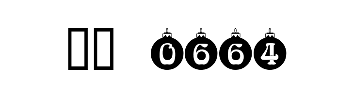 Christbaumkugeln  Скачать бесплатные шрифты