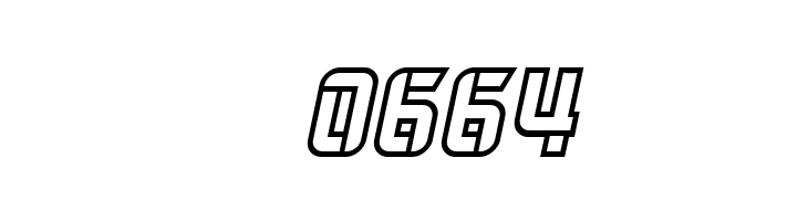 Herum Albern Outline Italic  Скачать бесплатные шрифты