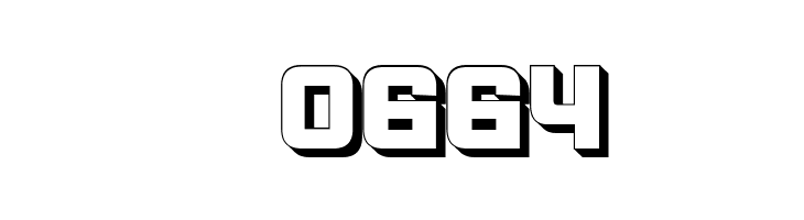 Archigadget 3D Regular  Скачать бесплатные шрифты