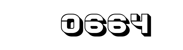 Blader Extended 3D Regular  Скачать бесплатные шрифты