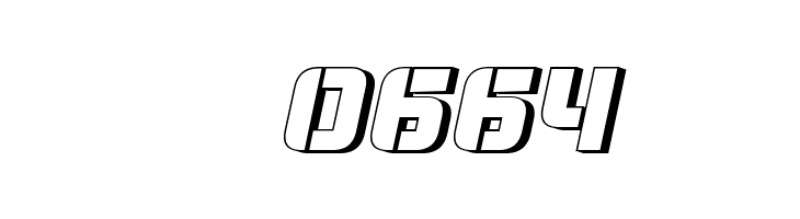 Normandia 3D Italic  Скачать бесплатные шрифты