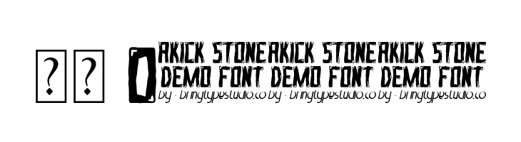AKICK STONE  Скачать бесплатные шрифты