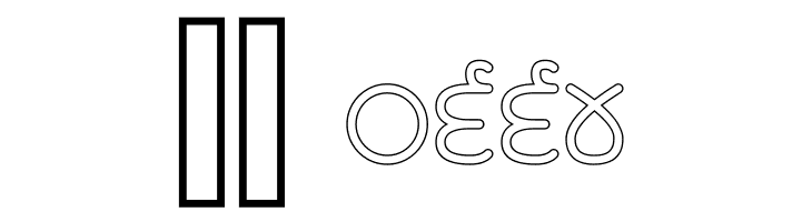 Rupe Outline Demi Bold  Скачать бесплатные шрифты