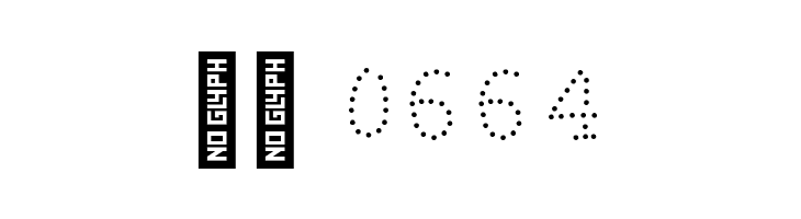 BUNKER DOT Regular  Скачать бесплатные шрифты