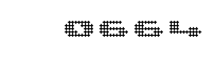 UP Tiny lcd four 8 decoC Light  Скачать бесплатные шрифты