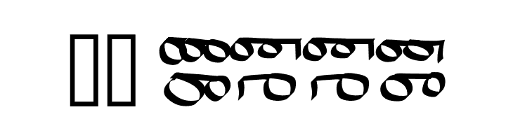 BinaryVerges-Regular  Скачать бесплатные шрифты