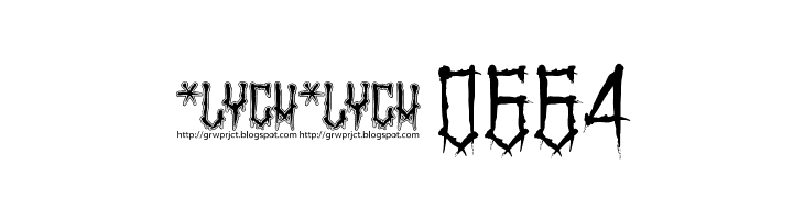 BangLYCH - Revenge Horror I  Скачать бесплатные шрифты