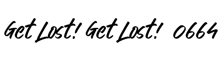 Get Lost!  Скачать бесплатные шрифты