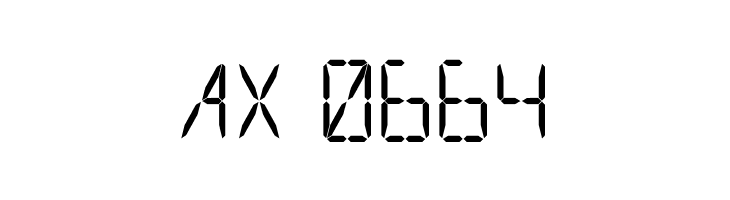 Calculate 16 Even  Скачать бесплатные шрифты