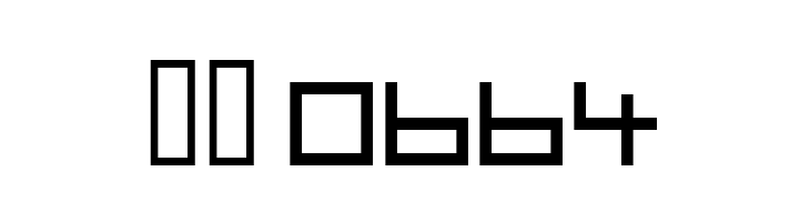 Block Out 2097  Скачать бесплатные шрифты