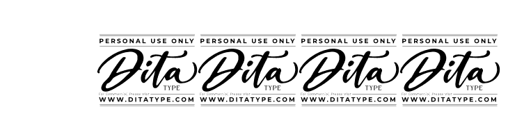 Dittanila Personal Use  Скачать бесплатные шрифты