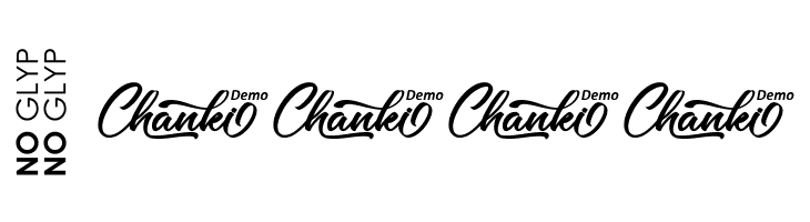 Chanki Personal Use Only  Скачать бесплатные шрифты