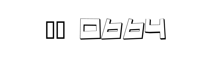 Quake & Shake 3D  Скачать бесплатные шрифты