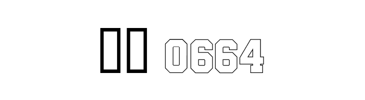 Be True To Your School II Outline  Скачать бесплатные шрифты