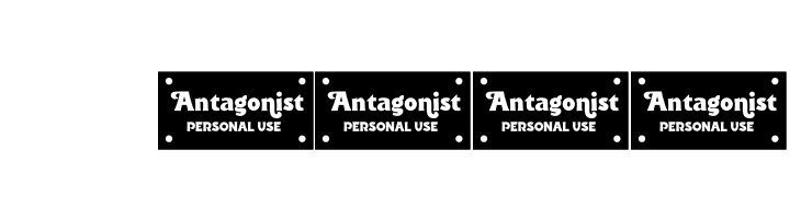 Antagonist - Personal Use  Скачать бесплатные шрифты