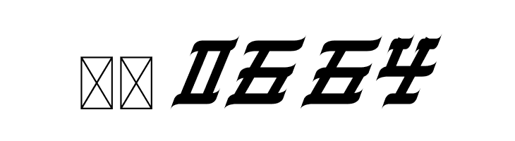 VIRGIL BLACK Italic  Скачать бесплатные шрифты