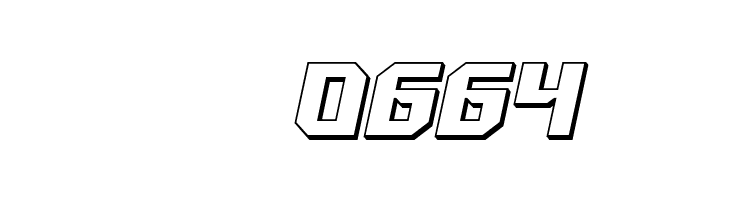 Walk The Moon 3D Italic  Скачать бесплатные шрифты